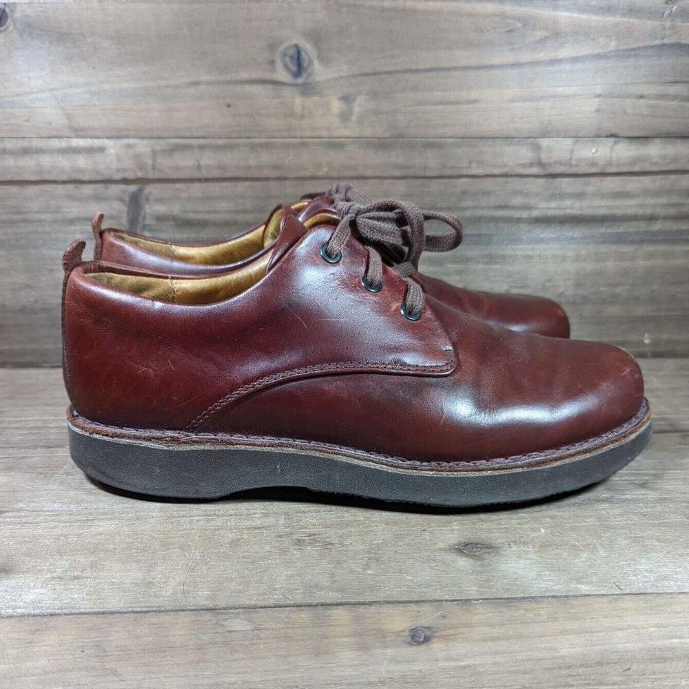 Samuel Hubbard Mens Leather Oxford Shoes M1100-007 Vibram Sole Size 7.5 M